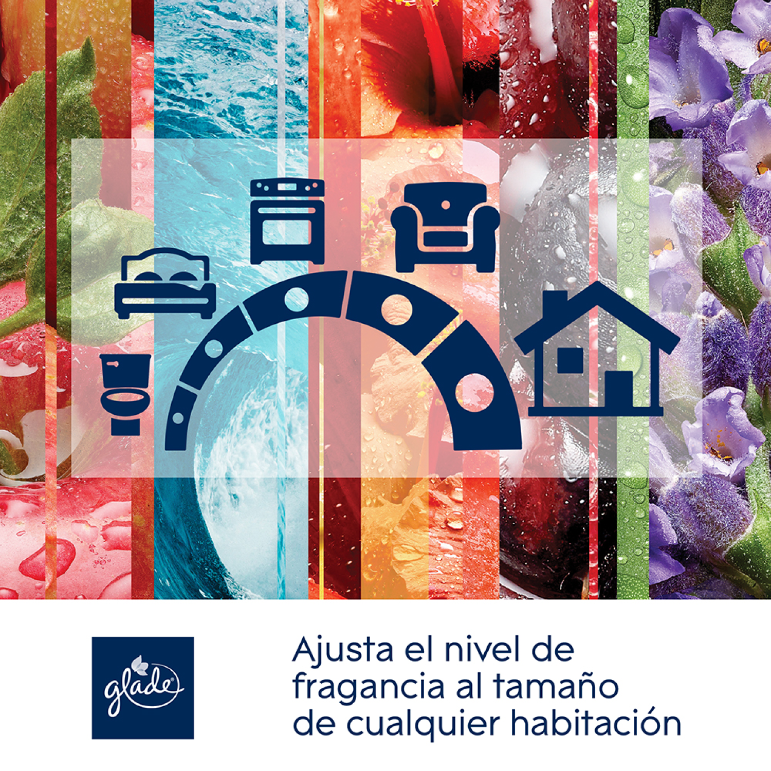 Glade Aceites Naturales 3 Repuestos Hawaiian Breeze 63 mL