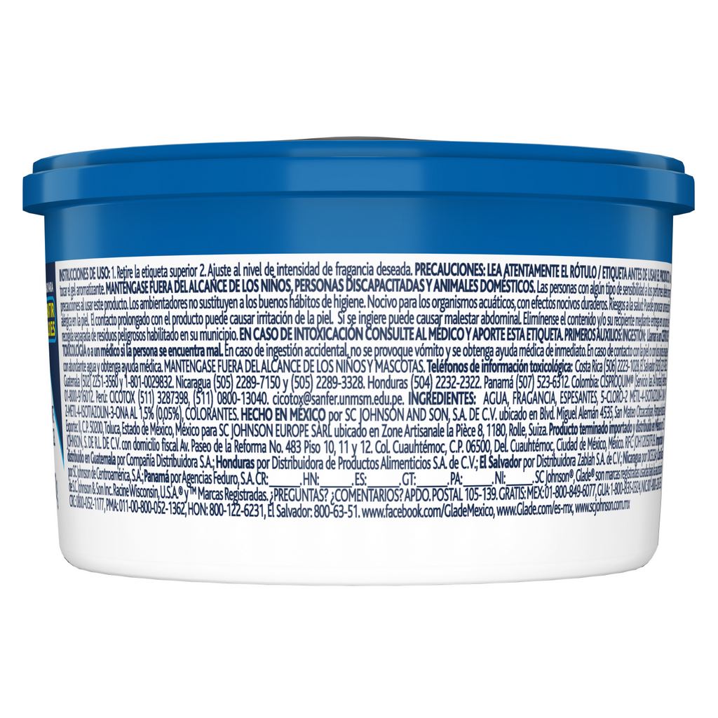 Glade Aromatizante para Carro Mini Gel Car, Blue Odyssey 70g