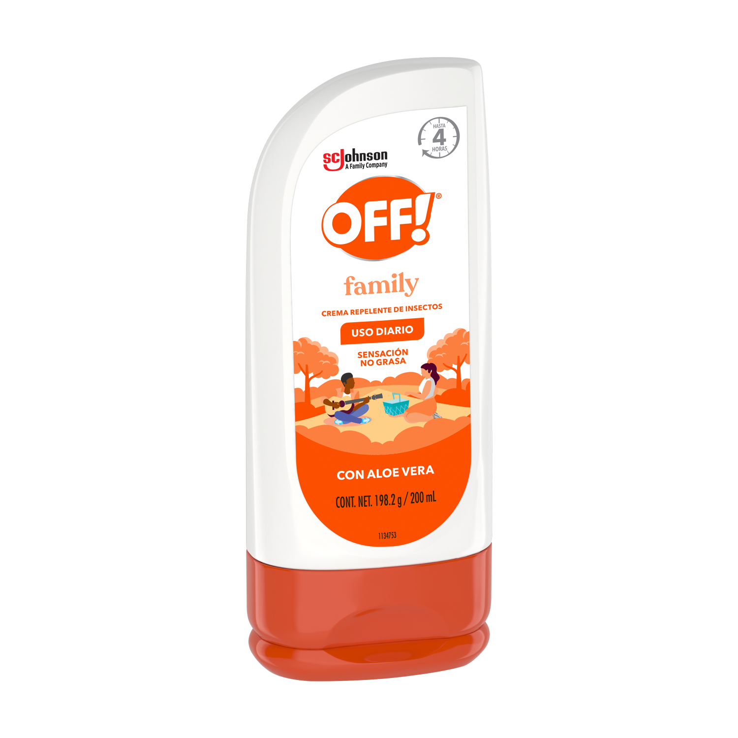 OFF! Family Repelente de Insectos en crema 200ml