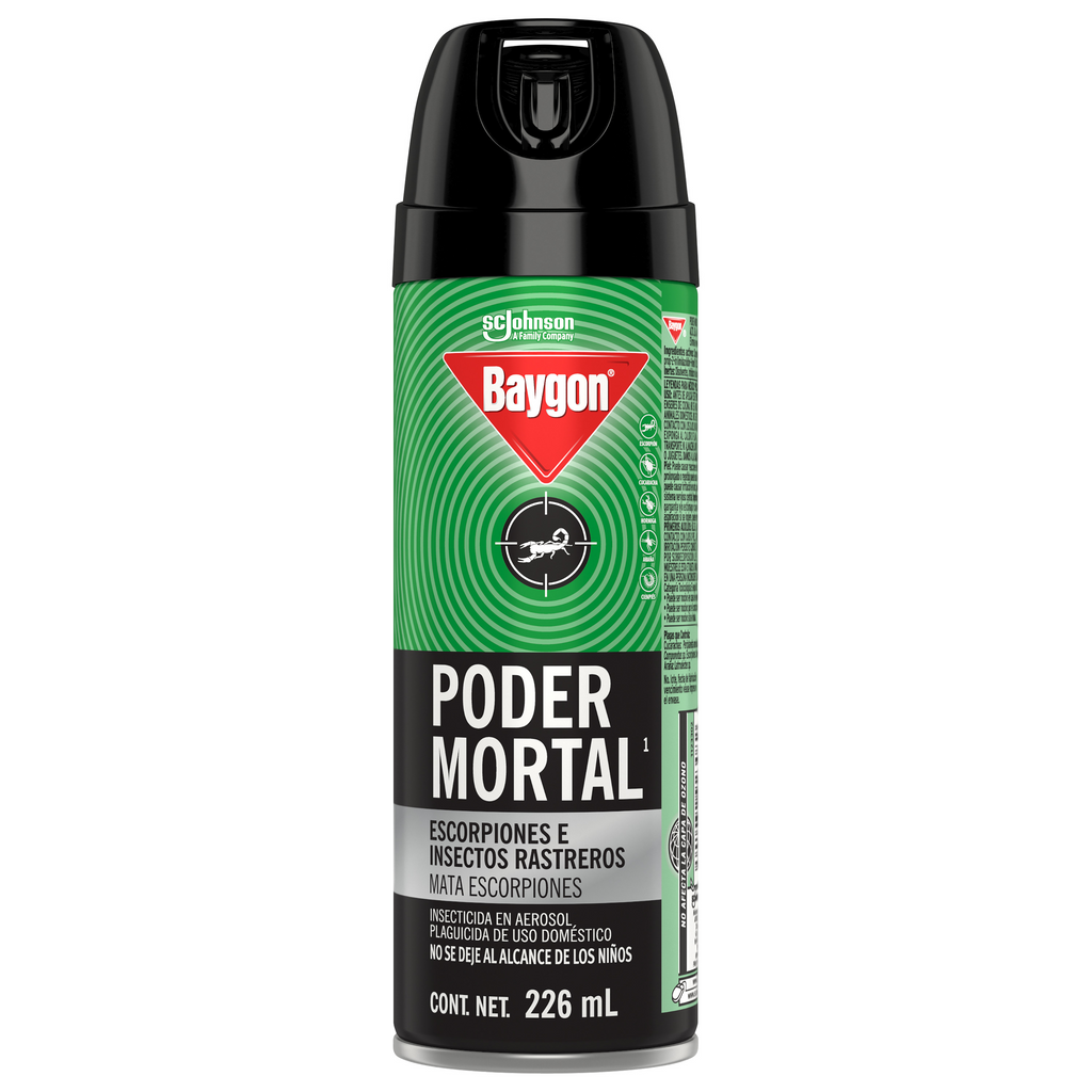 Baygon Poder Mortal Insecticida en Aerosol 226 mL