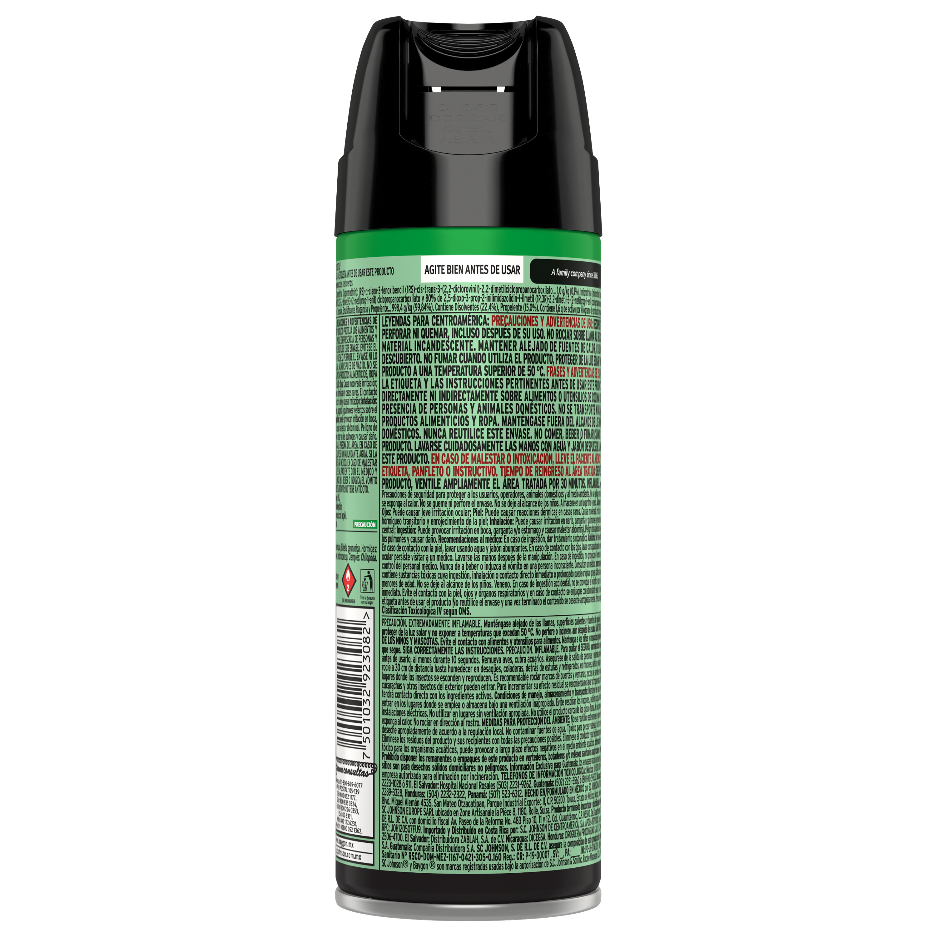 Baygon Poder Mortal Insecticida en Aerosol 226 mL