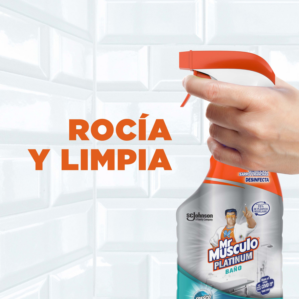 Mr. Músculo Platinum, Baño, Gatillo 650mL