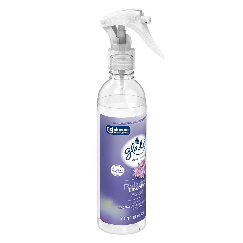 Mist Spray aromatizante de ambiente y telas Glade Relaxing Lavender 230 ml