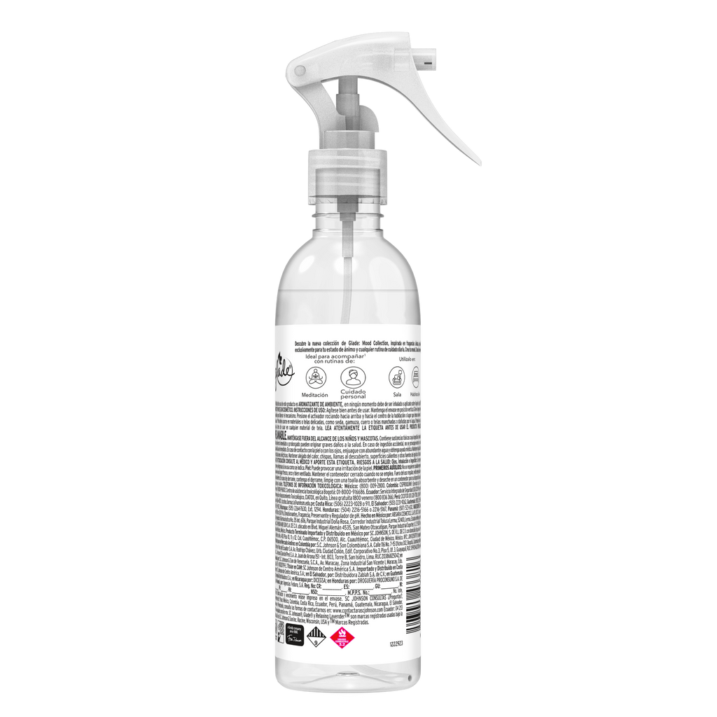 Mist Spray aromatizante de ambiente y telas Glade Relaxing Lavender 230 ml