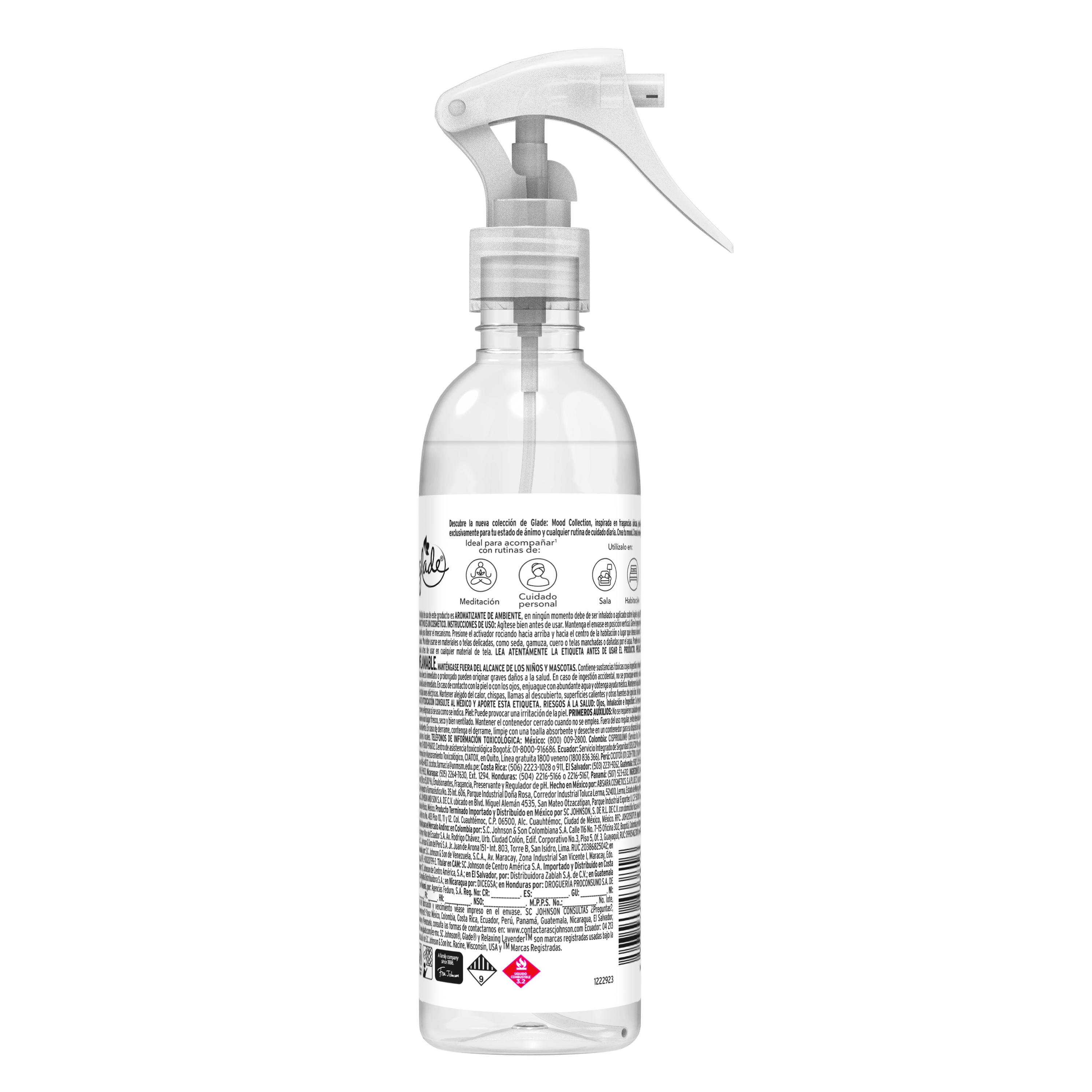 Mist Spray aromatizante de ambiente y telas Glade Relaxing Lavender 230 ml
