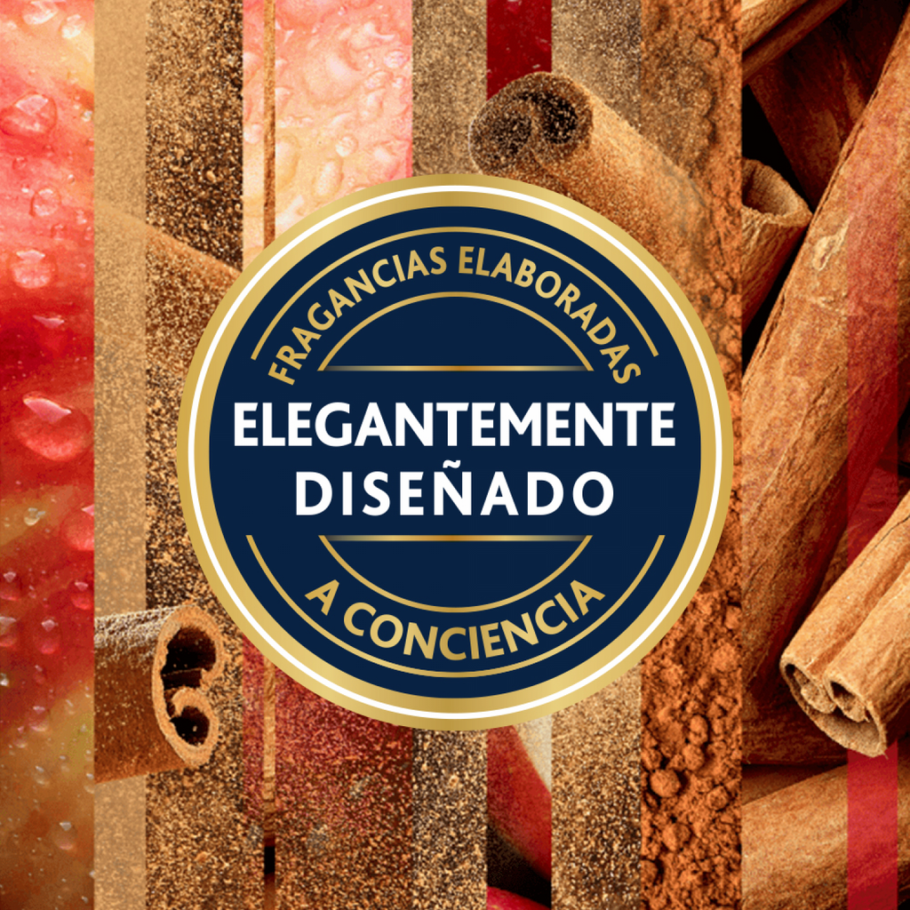 Glade Aromatizante Varitas Manzana Canela Frasco con 100 ml y 6 Varitas